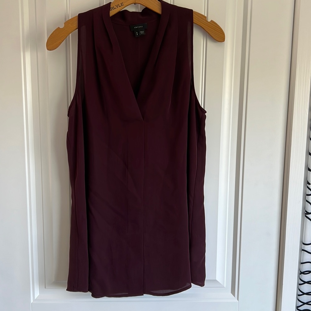 Theory sleeveless blouse